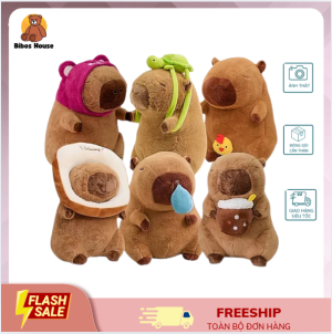 Gấu bông capybara khổng lồ Bibos Housee thú nhồi bông