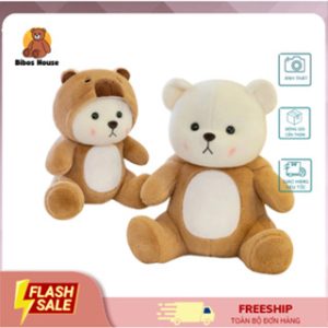 Gấu bông Lena Cosplay vui nhộn, Thú nhồi bông Lena mềm mại dễ thương cao cấp Bibos House